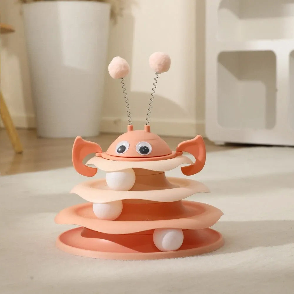 Top Swinging Ball Cat Track Amusement Disc Pet Entertainment