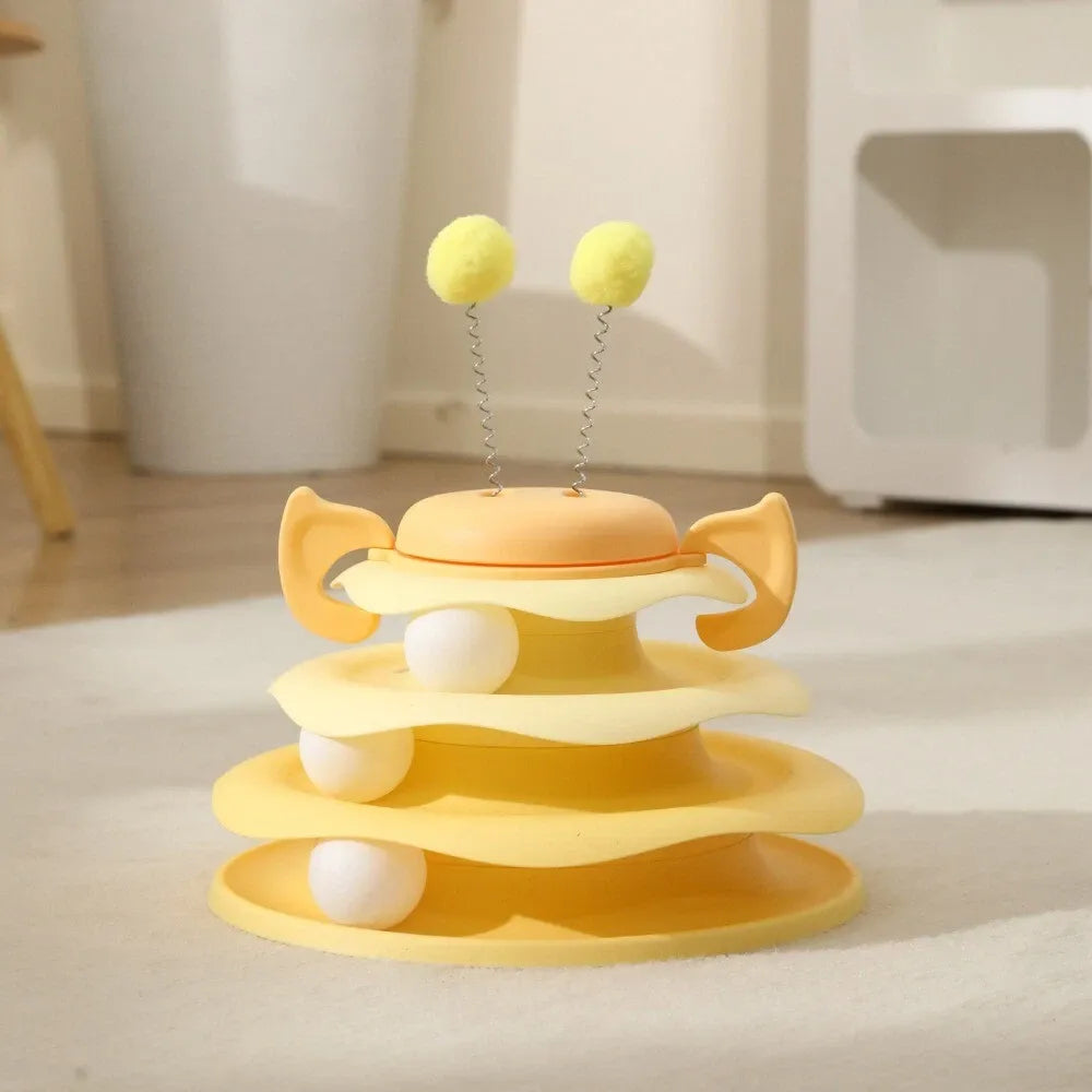 Top Swinging Ball Cat Track Amusement Disc Pet Entertainment