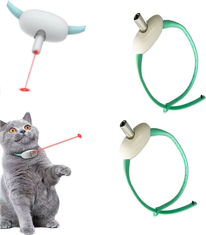 Interactive Cat Laser Collar Toy