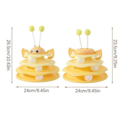Top Swinging Ball Cat Track Amusement Disc Pet Entertainment
