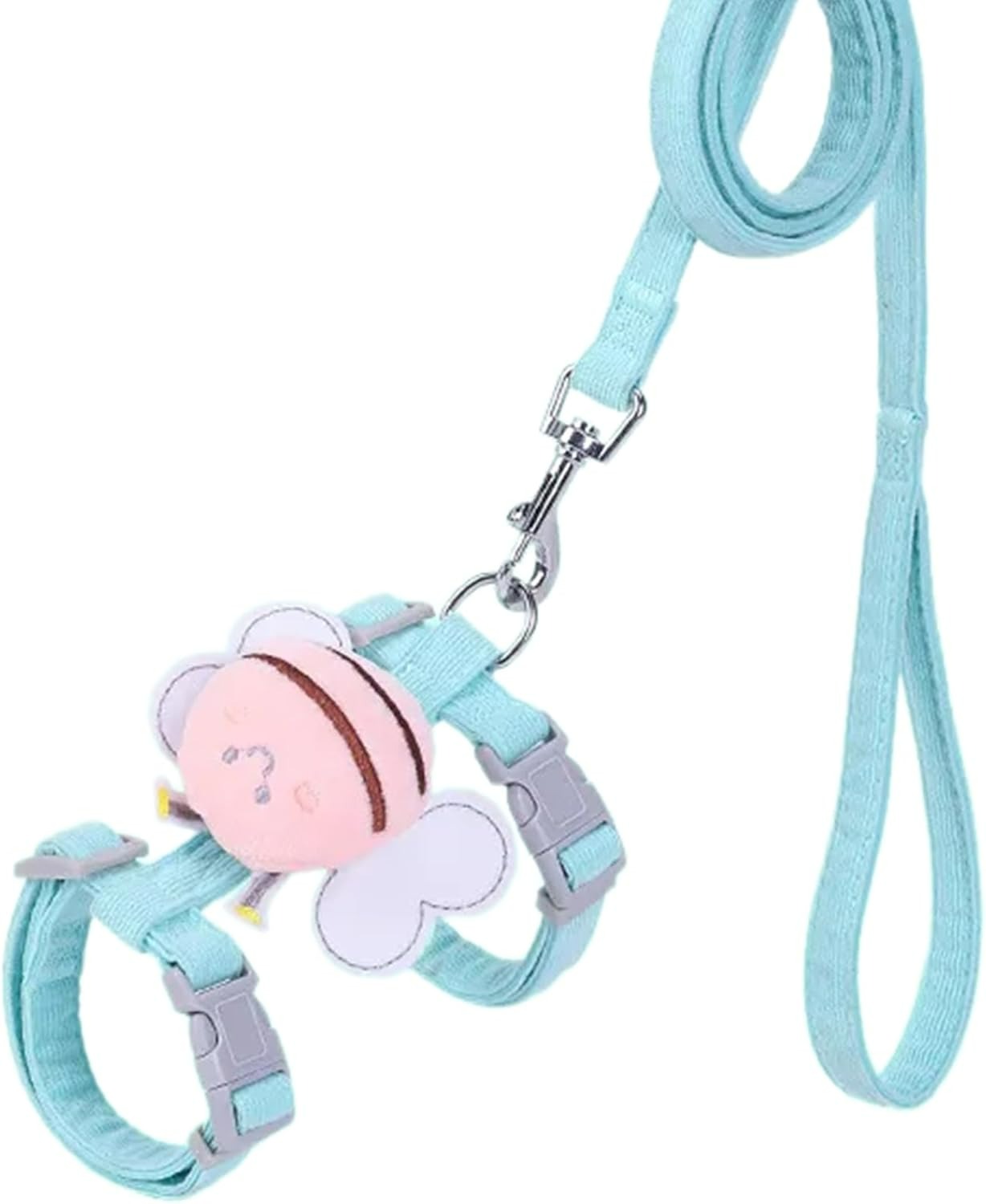 Cute Bee Cat Harness & Leash Set | Adjustable & Breathable Pet Vest Harness