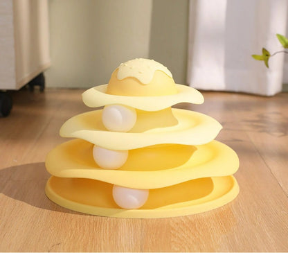 Cat Toy Interactive Track Ball Spinner